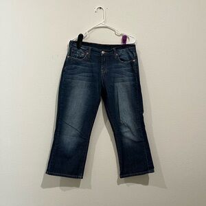 Lucky Brand Blue Ankle Cropped Jeans